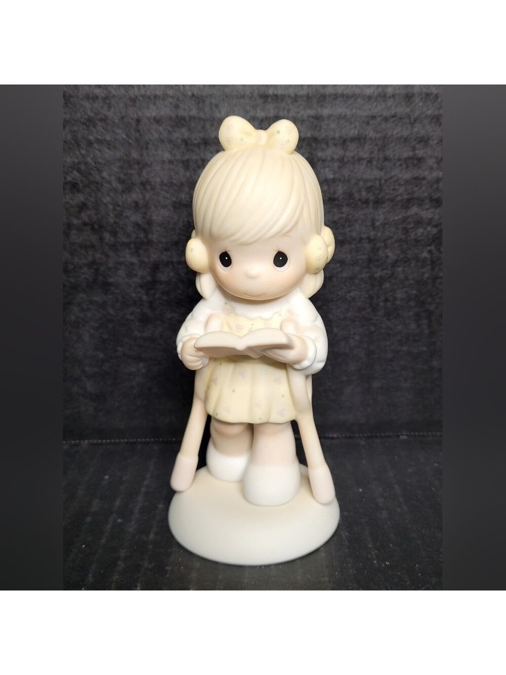 1986 Precious Moments He Walks With Me Figurine #107999